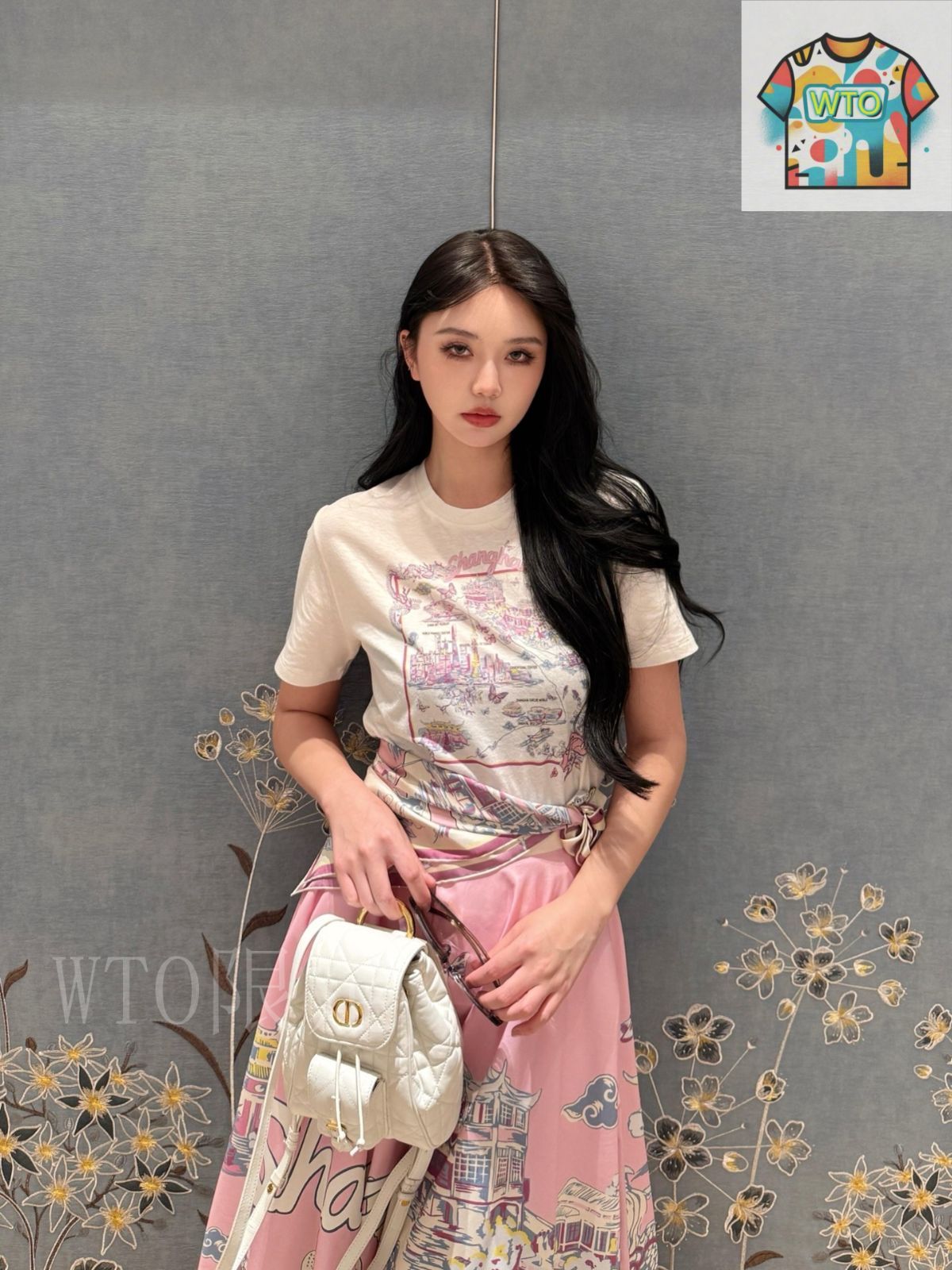 今日特価】Dior 上海外灘夕陽プリント T シャツ-3 - メルカリ