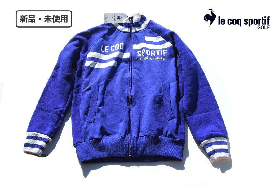新品｜未使用｜ルコックスポルティフゴルフ｜LE COQ SPORTIF GOLF｜フルジップフリースセーターブルゾン｜ヒートナビ｜メンズゴルフウェア｜M