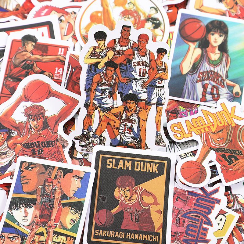SLAM DUNK 桜木花道＆流川楓 シール50枚 - メルカリ
