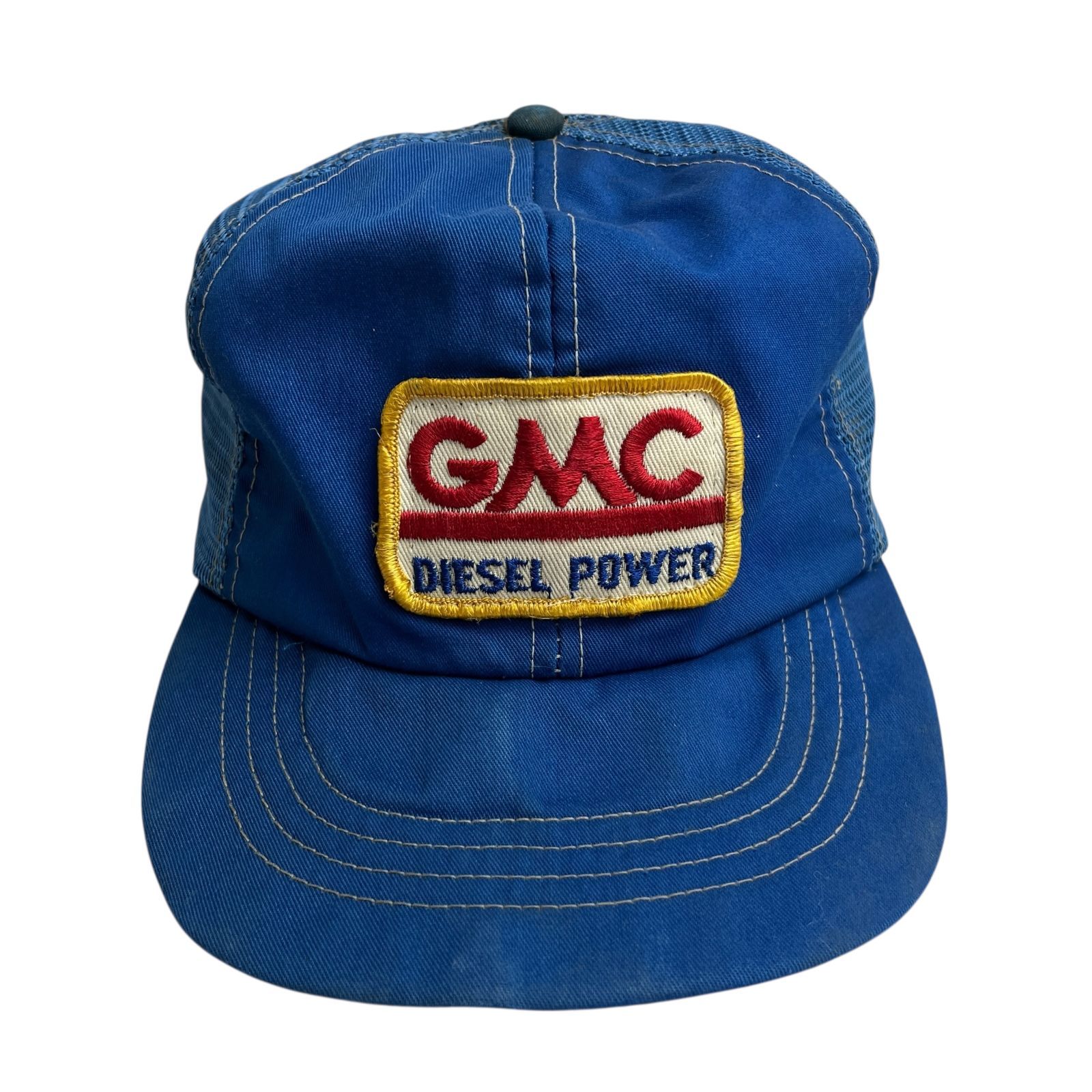 90s 80s USA製 企業 デニム キャップ ヴィンテージ キャップ/帽子】80s USA製 GMC DIESEL POWER (ジーエムシー