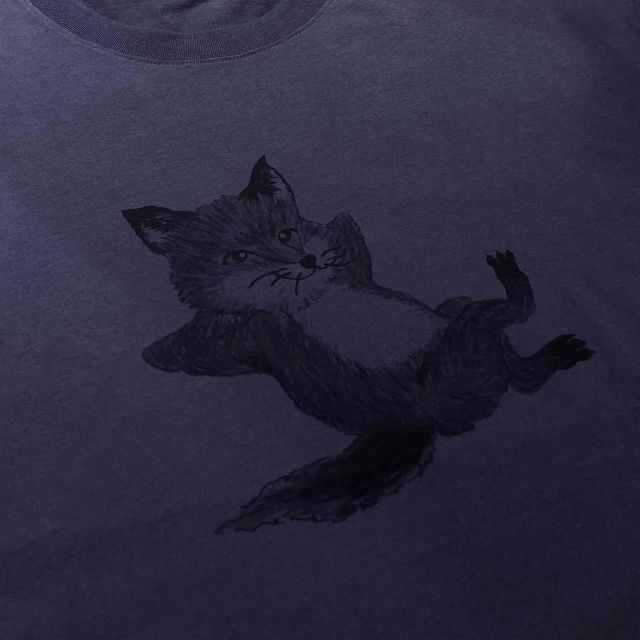 MAISON KITSUNE CHILLAX PRINT OVERSIZE T-SHIRT Lサイズ