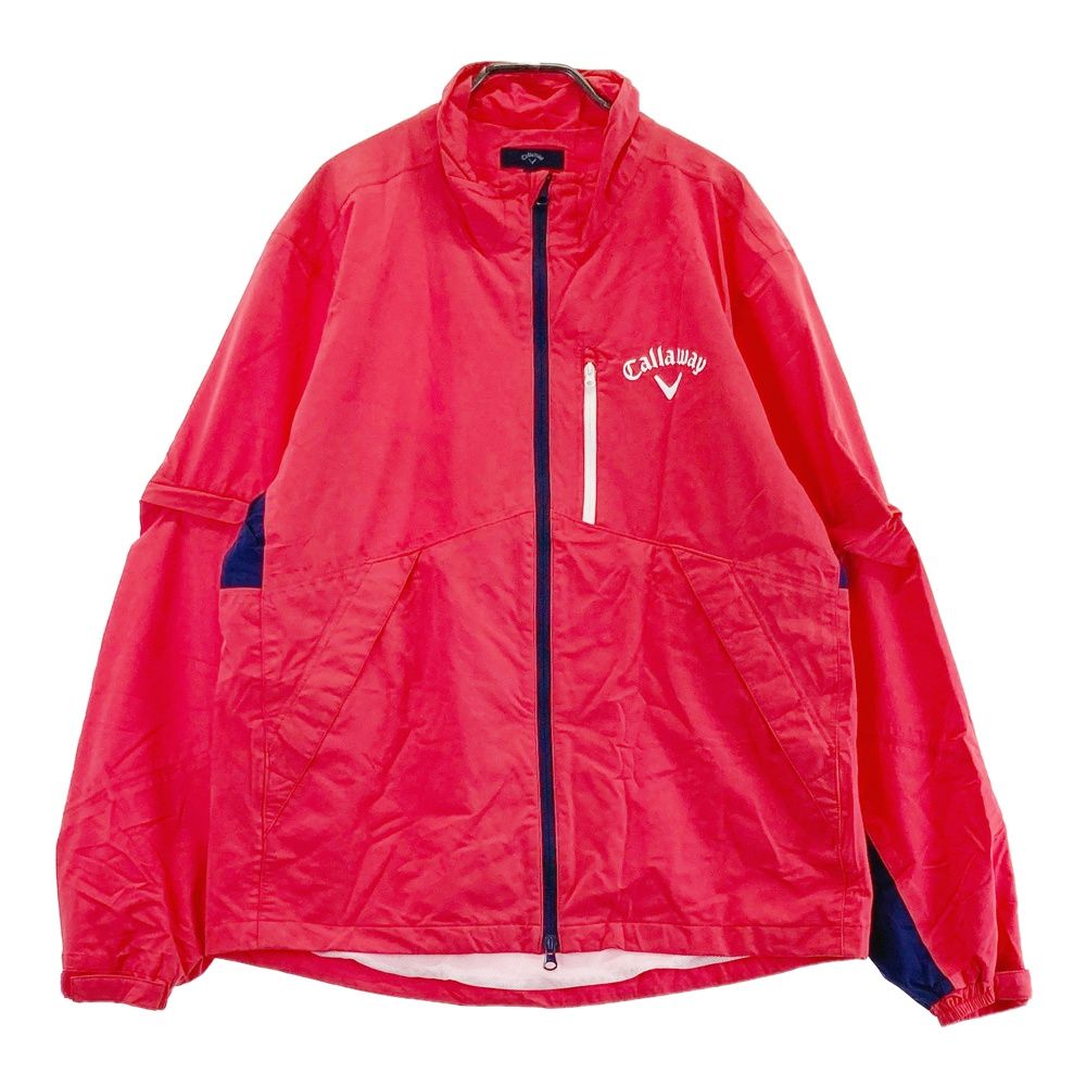 サイズ：LL CALLAWAY キャロウェイ  レインウェア セットアップ  レッド系 [240101492678] ゴルフウェア メンズ ストスト ゴルフ サイズ：LL CALLAWAY キャロウェイ レインウェア セットアップ