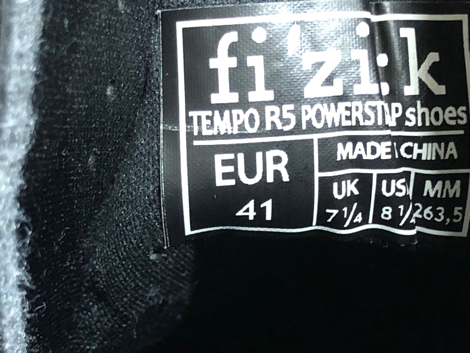 IY386 フィジーク fizik テンポ TEMPO R5 POWERSTRAP shoes