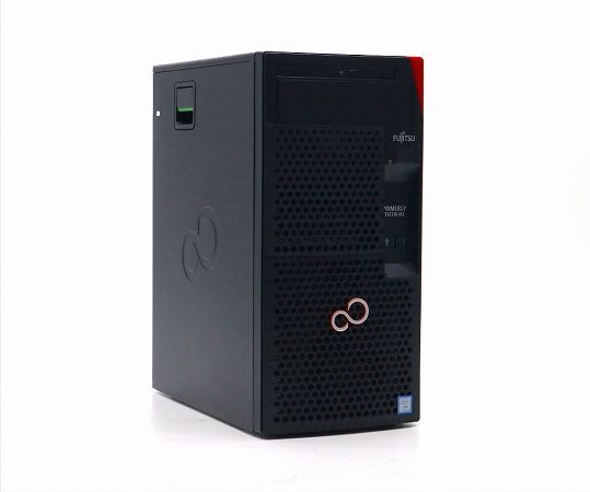 富士通 PRIMERGY TX1310 M3 Xeon E3-1225 v6 3.3GHz 8GB 500GBx2台(SATA3.5インチ/RAID1構成) DVD-ROM 中古