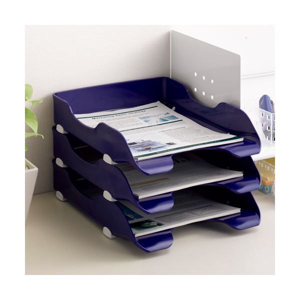 まとめ ソニックデスクトレー A4タテ 黄 DA-245-Y 1個 ×10セット