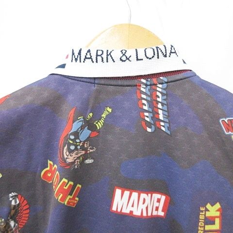 マークアンドロナ　マーベル　ポロシャツ マークアンドロナ MARK LONA マーベル MARVEL ポロシャツ ゴルフ 半袖