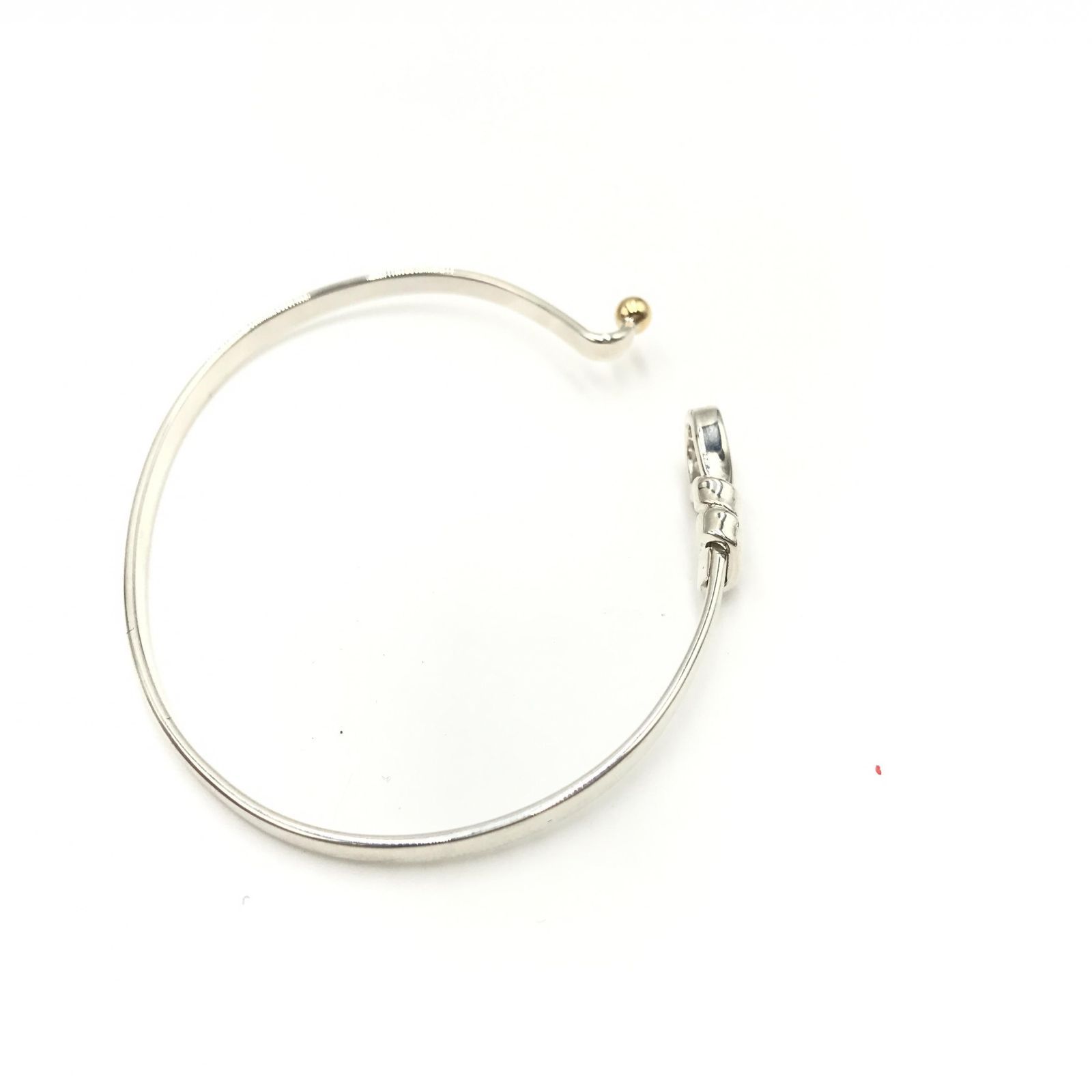 美品　ティファニー ブレスレット フック&アイ シルバー925×750  K18 Tiffany & Co. - ティファニー ブレスレット フック&アイ