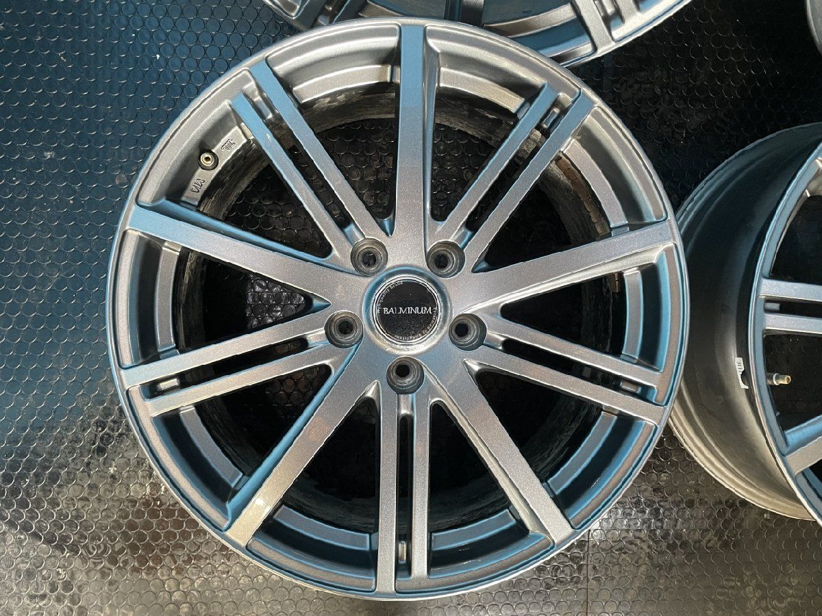 BS BRIDGESTONE BALMINUM BR10 バルミナ 18インチ 4本 7.5J5HPCD114.3+  