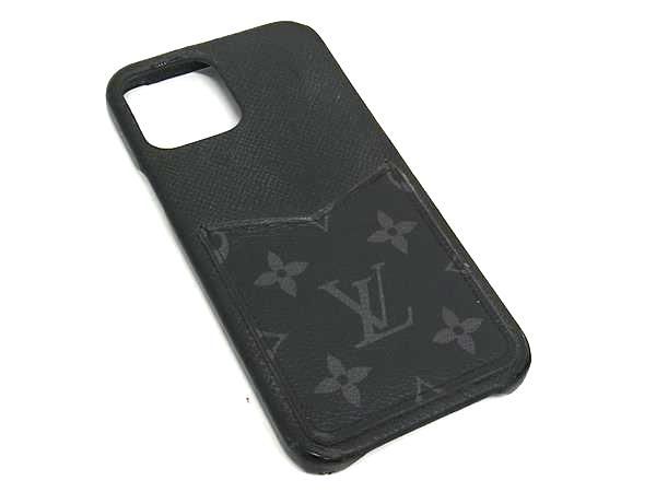LOUIS VUITTON ヴィトン M80330 モノグラムエクリプス バンパー iPhone12|12Pro アイフォンケース ブラック系 FT0983