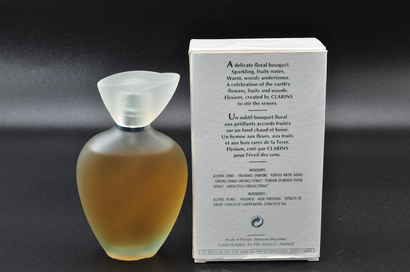 【廃盤】クラランス　エリジウム　オードトワレ　100ml　箱付き　入手困難 廃盤】クラランスエリジウムオードトワレ100ml箱付き入手困難