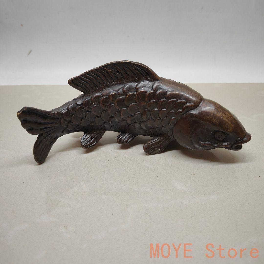 銅器 金魚 茶寵 香挿 香道具 茶台置物 装飾品 工芸品 銅器 金魚 茶寵 香挿 香道具 茶台置物 装飾品 工芸品zw0829
