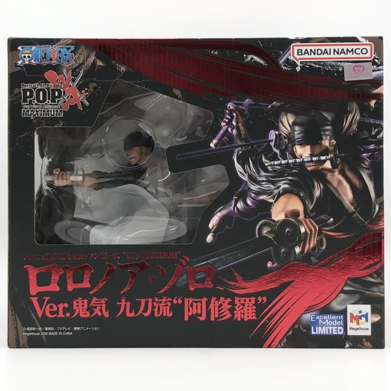 開封 メガハウス ONE PIECE ワンピース P.O.P WA-MAXIMUM ロロノア･ゾロ Ver.鬼気 九刀流 阿修羅 17