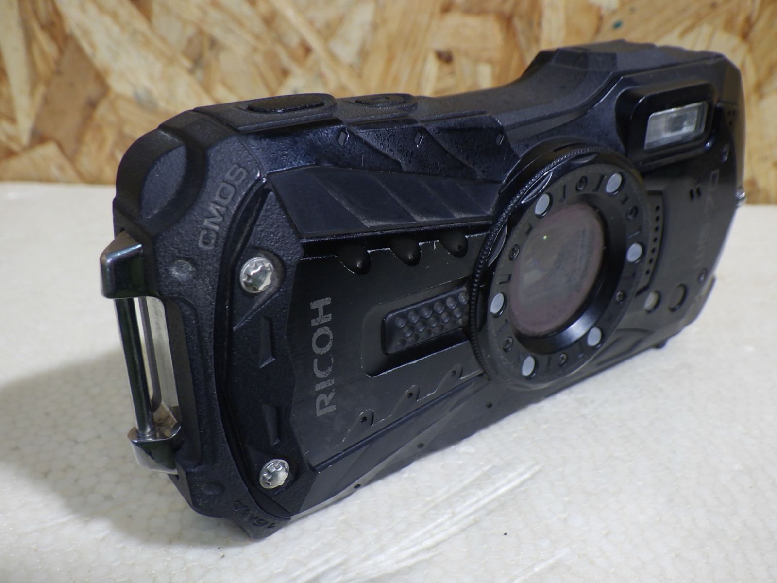 【純正充電器無し】RICOH WG-70 コンパクトデジタルカメラ カメラ SDカード無し RICOH WG-70 ブラック リコー本格防水デジタル