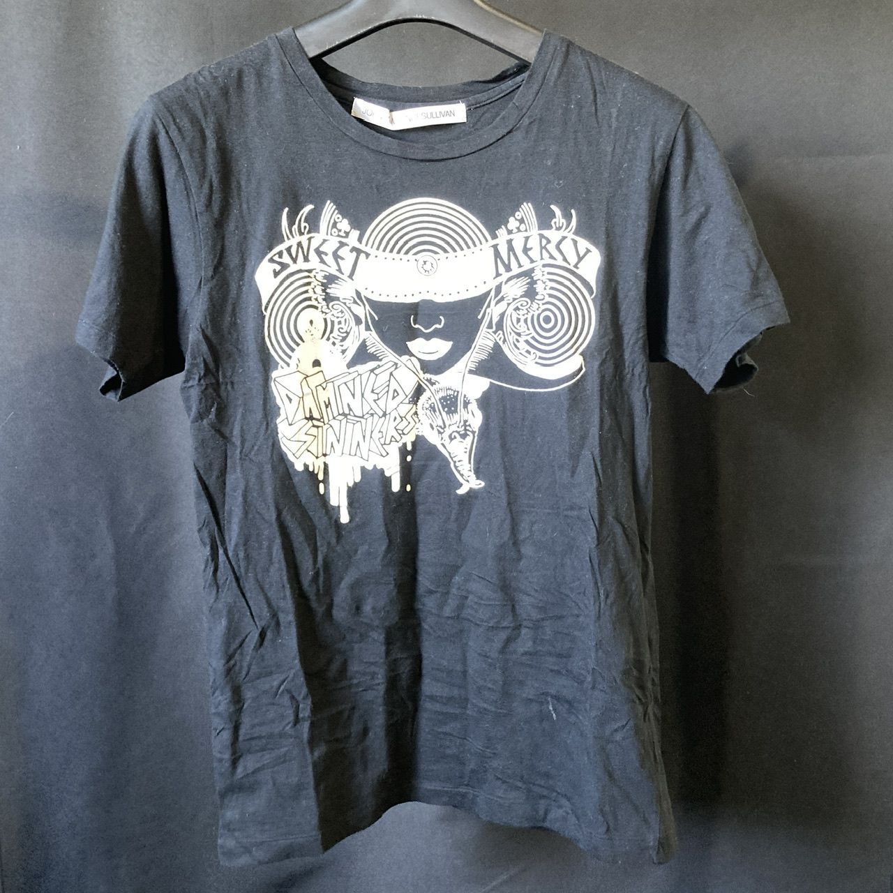 JOHN LAWRENCE SULLIVAN 半袖 Tシャツ Sサイズ 黒 (管理番号：OKU9560 