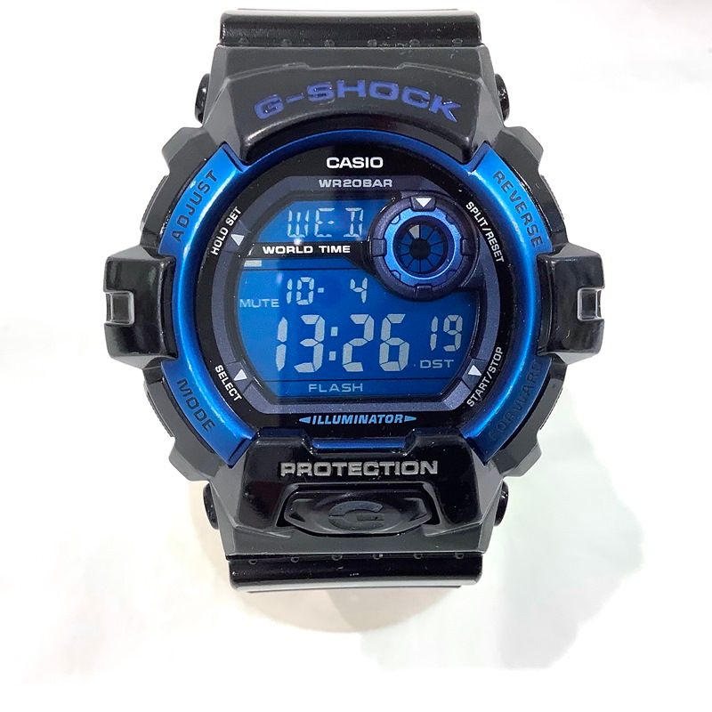 カシオ（CASIO）G-SHOCK G-8900A ブルー×ブラック クオーツ時計 メンズ