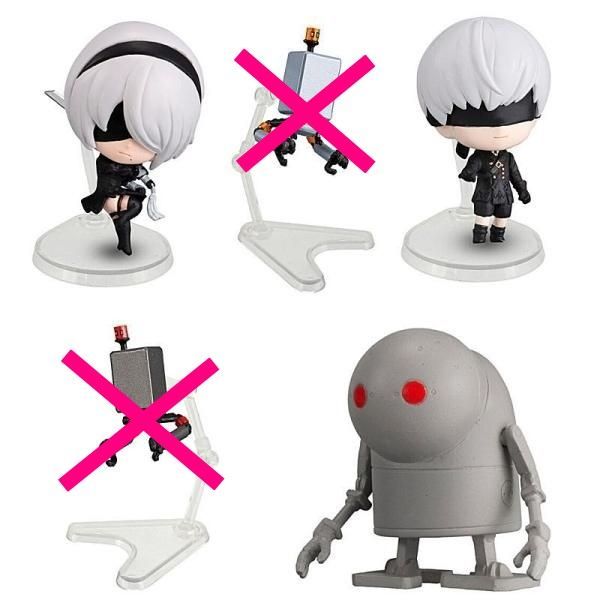 NieR Automate　ニーアオートマタ　2B 9S ラバスト　6点セット TVアニメ『NieR:Automata Ver1.1a POP UP STORE』開催決定