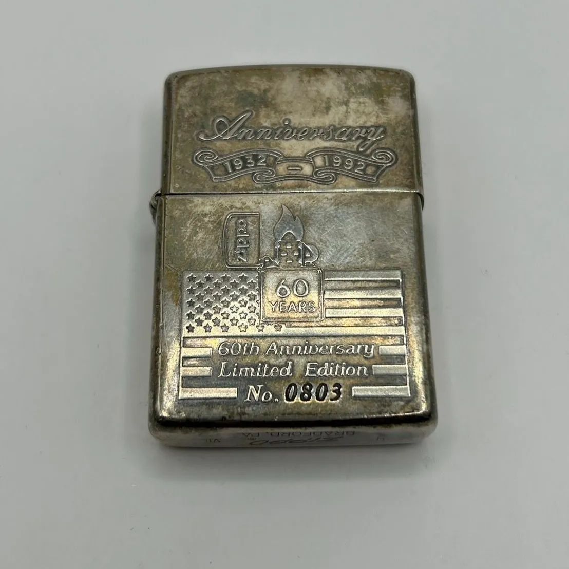 Zippo ジッポー 絶版・1991年製造 1000個限定 60th Anniversary