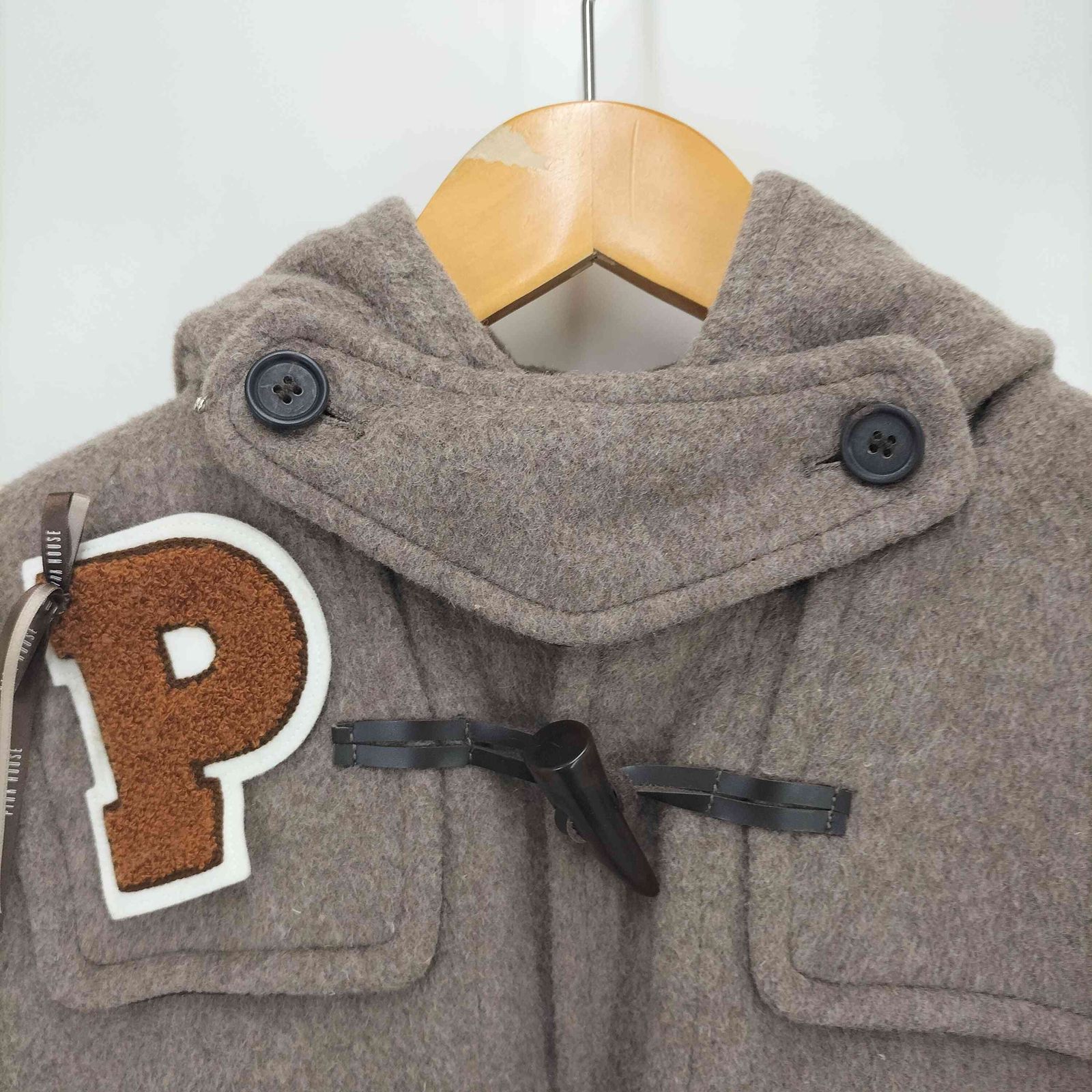 ピンクハウス PINK HOUSE 24SS ワッペン使いダッフルコート レディース