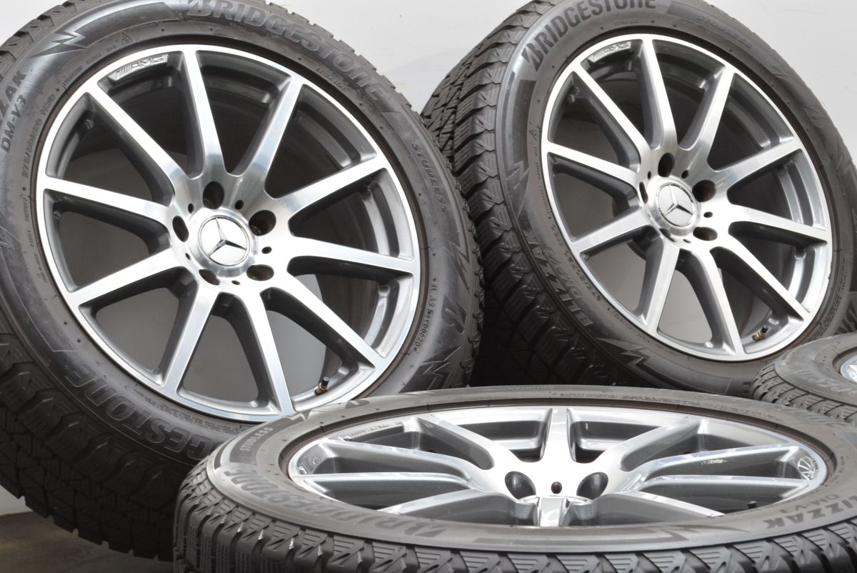 メルセデスAMG W463A G63 純正 20in 9.5J 35 PCD130 ブリヂストン ブリザック DM-V3 275 50R20 A4634011800 ベンツ Gクラス