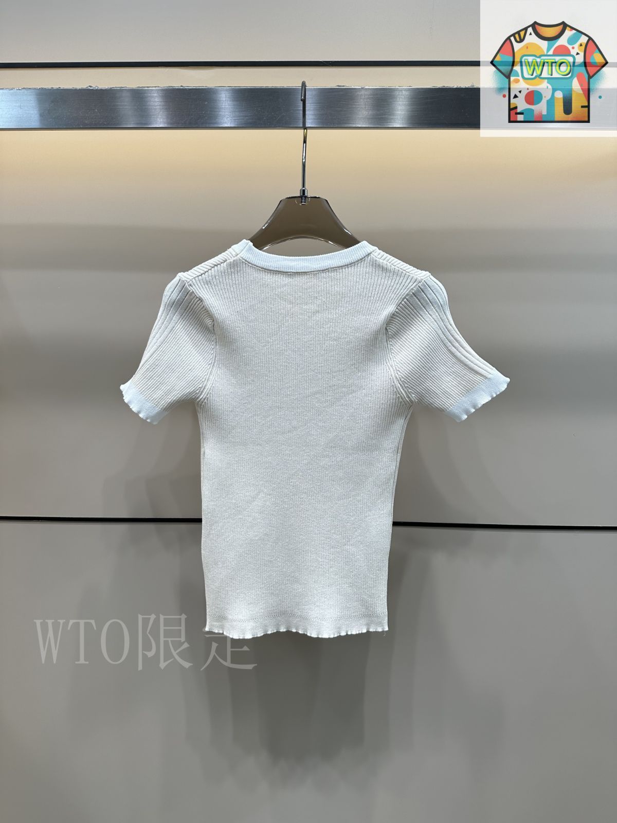 新品✴︎CHANEL✴︎ショート丈Tシャツ 今日WTO】Chanel 2025 夏季新款 大量販売モデル ニットショート