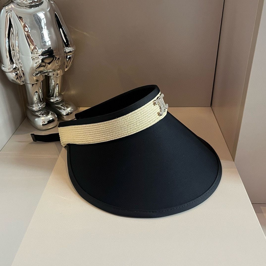 Celine セリーヌ ノンクローズド サンハット メガネ付きハット シンプルでユニバーサルなデザイン