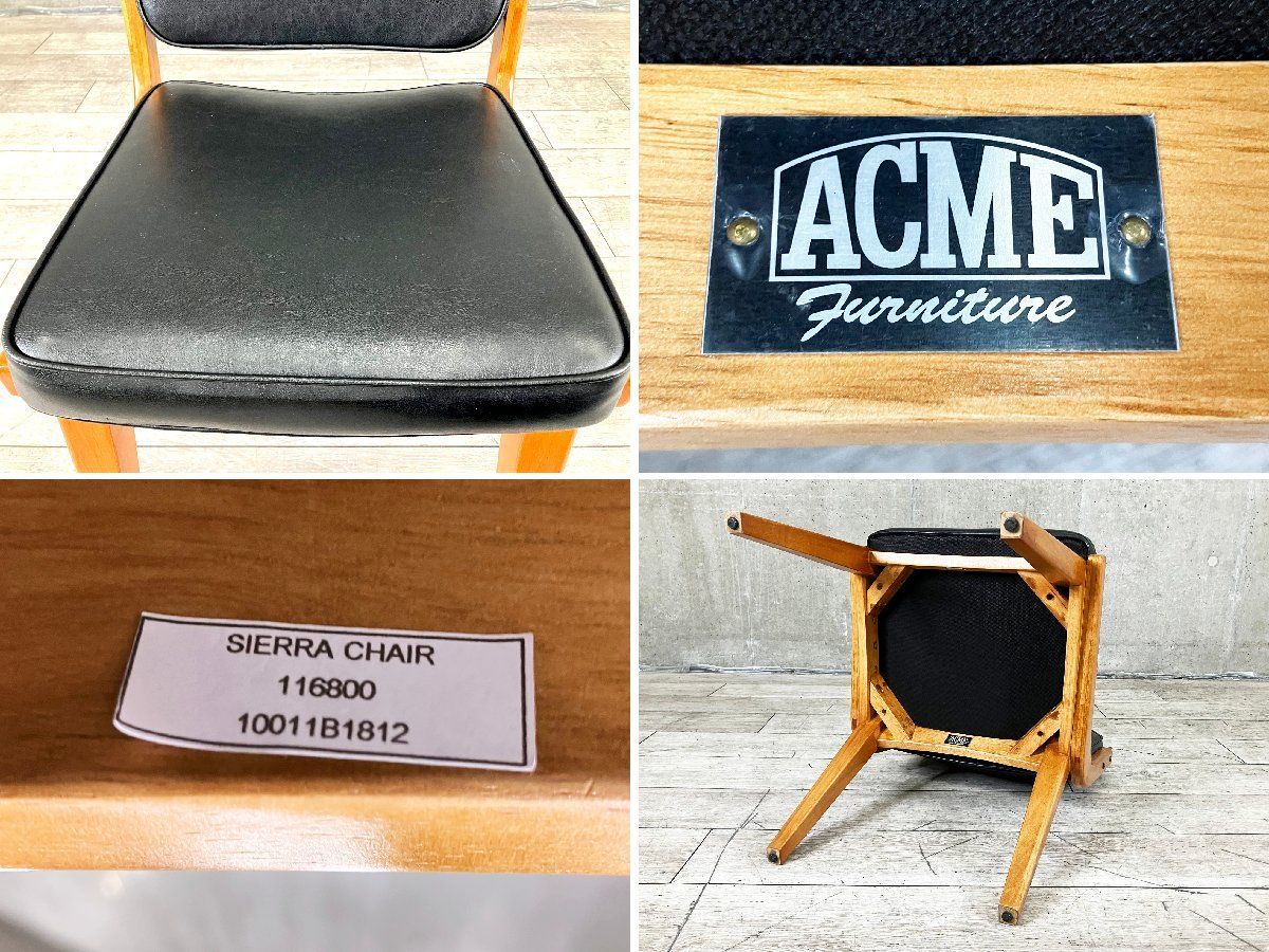 【中古品】アクメファニチャー　シエラダイニングチェア ACME FURNITURE/ アクメファニチャー □ SIERRA CHAIR/シエラ