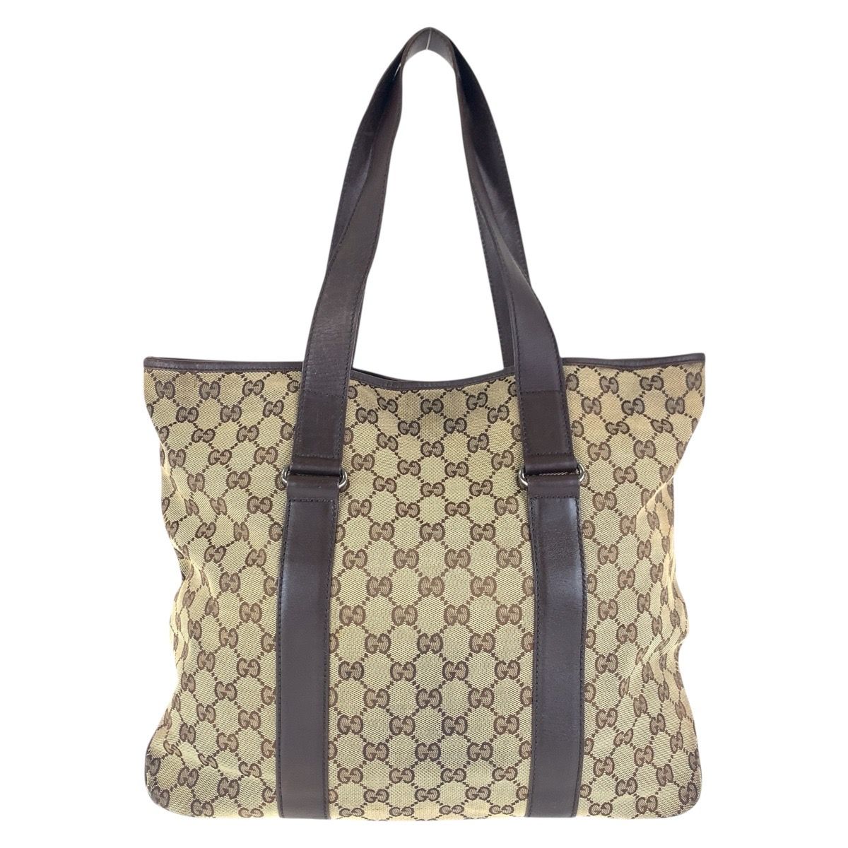Gucci GGパターン トートバッグ ベージュ/ブラウン GGパターン トートバッグ ベージュ ブラウン GUCCI キャンバスGG
