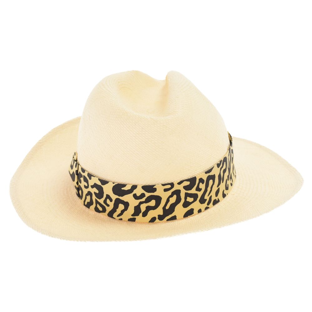 WACKO MARIA HAT(JOHNNY/LEOPARD)パナマハット　XL WACKO MARIA HAT(JOHNNY/LEOPARD)パナマハットXL
