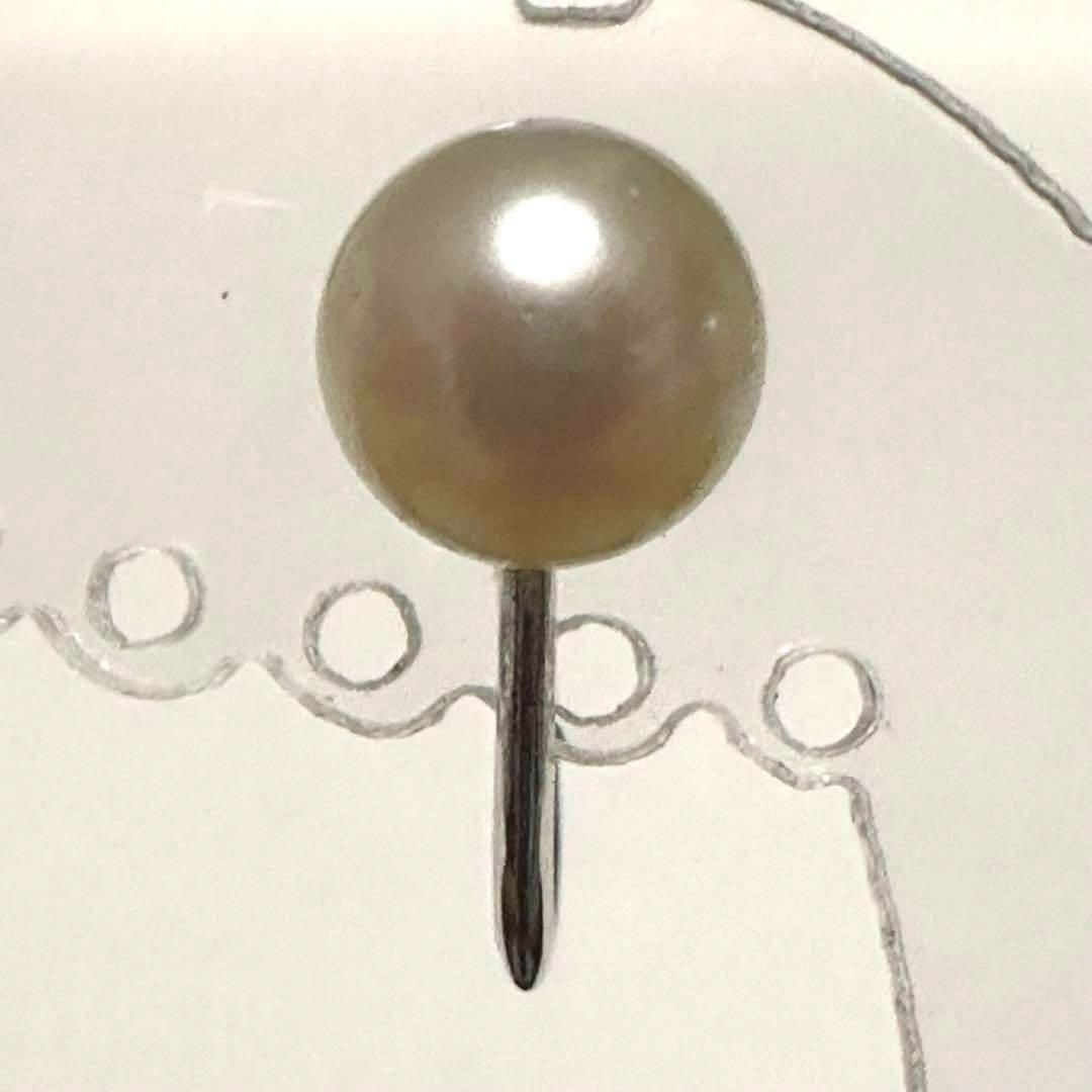 ミキモト MIKIMOTO イヤリング パール 約7.3cm×2 SV シルバー