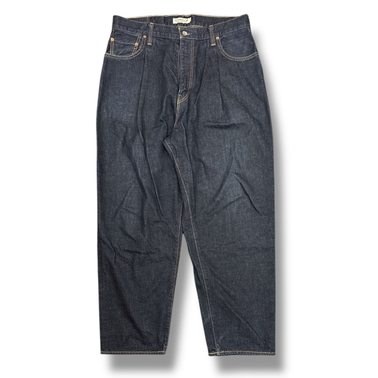 COOTIE PRODUCTIONS 21SS Raza 1 Tuck Denim Pants ワンタック デニム 