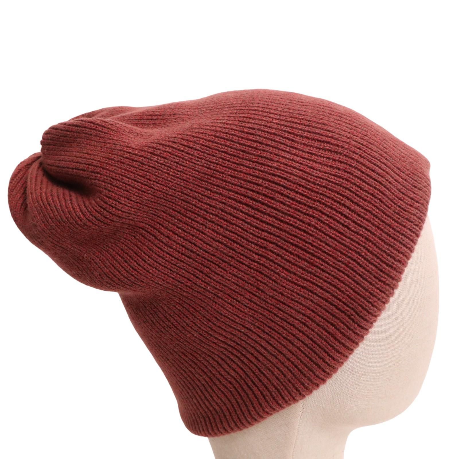 crepuscule / Knit Cap クレプスキュール コットン アクリル ニットキャップ ニット帽 ブラウン　【2407】