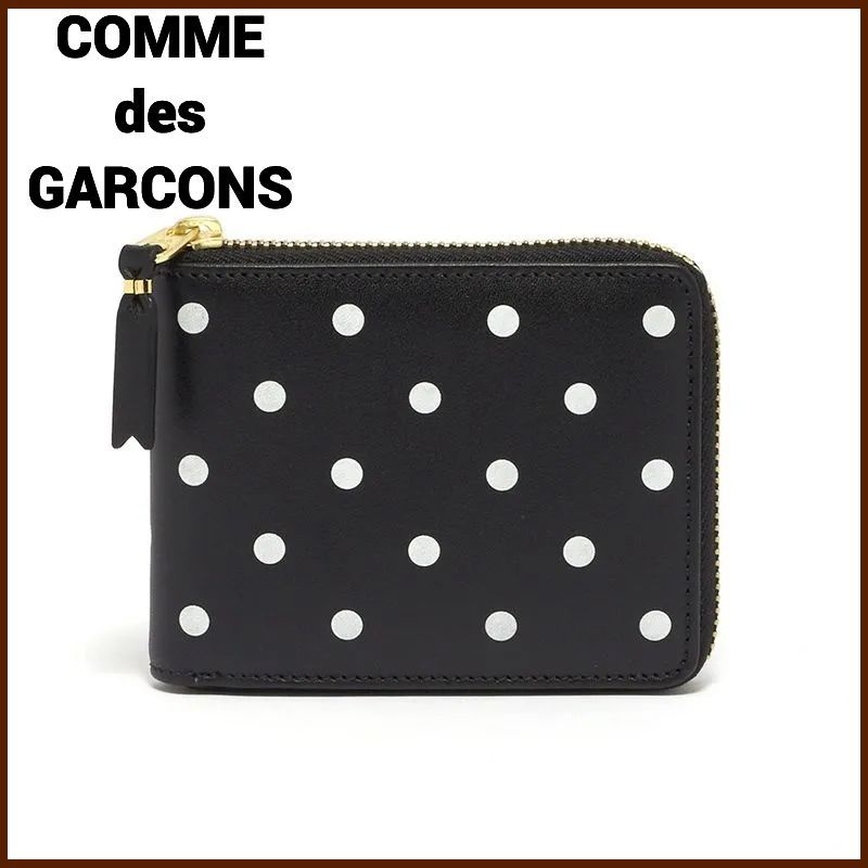 春先取りの COMME des GARCONS POLKA DOTS PRINTED WALLET