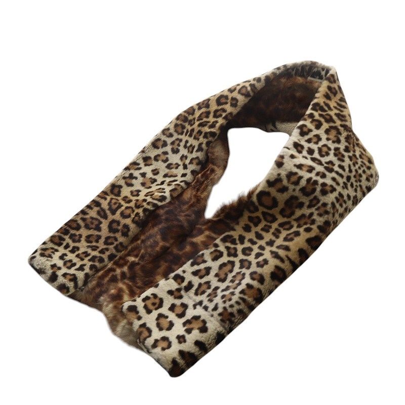 ドリスヴァンノッテン DRIES VAN NOTEN マフラー レオパード ラビット