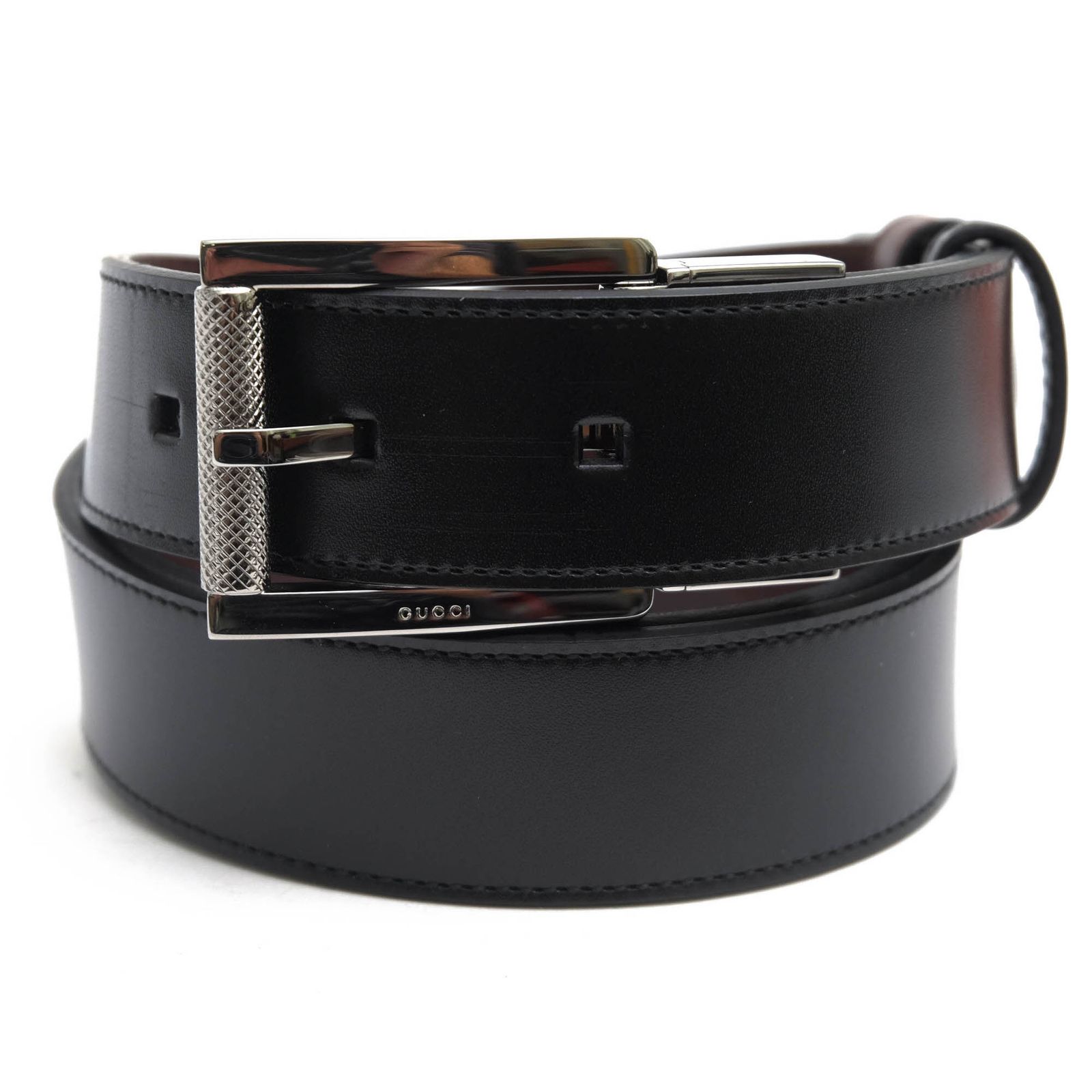 GUCCI ブラック　レザー　ベルト Gucci ホースビット レザー ベルト | ブラック | FARFETCH JP