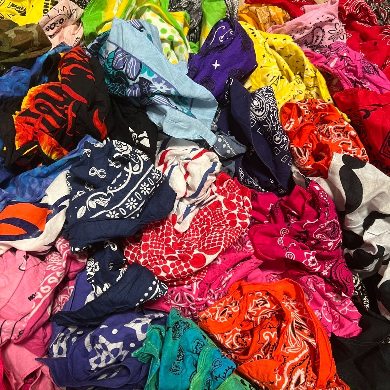 バンダナ セット アンティーク ビンテージ ヴィンテージ 小物 USA アメリカ ユーロ 仕入れ antique インテリア 卸 ペイズリー クレジット 2025 10000 p 10