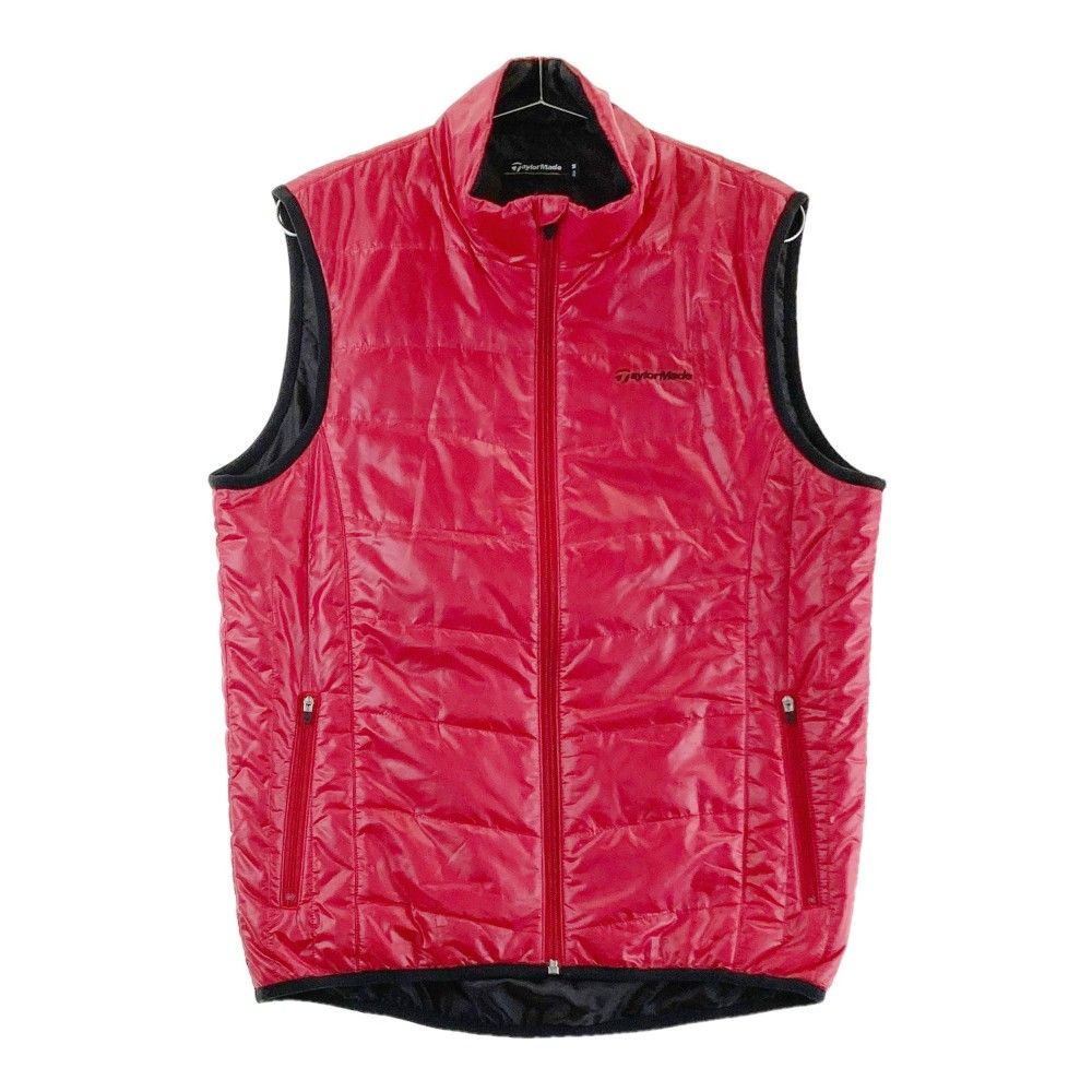 美品 TAYLOR MADE テーラーメイド 中綿ベスト キルティング Mレッド サイズ：M TAYLOR MADE テーラーメイド 中綿ベスト レッド系