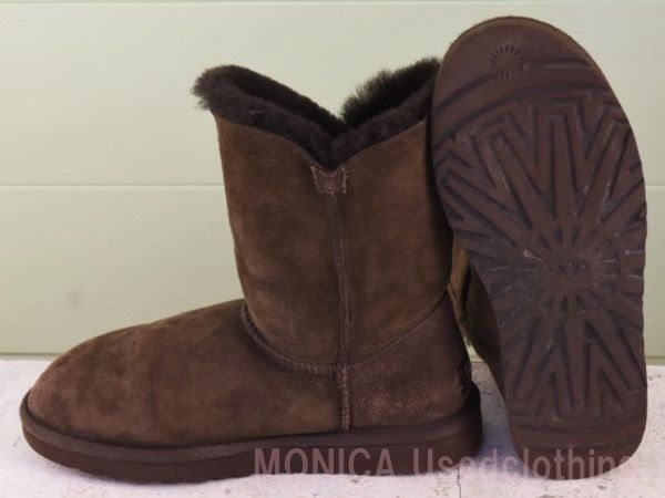 レディース UGG オーストラリア ムートンブーツ 茶 ブラウン 24cm