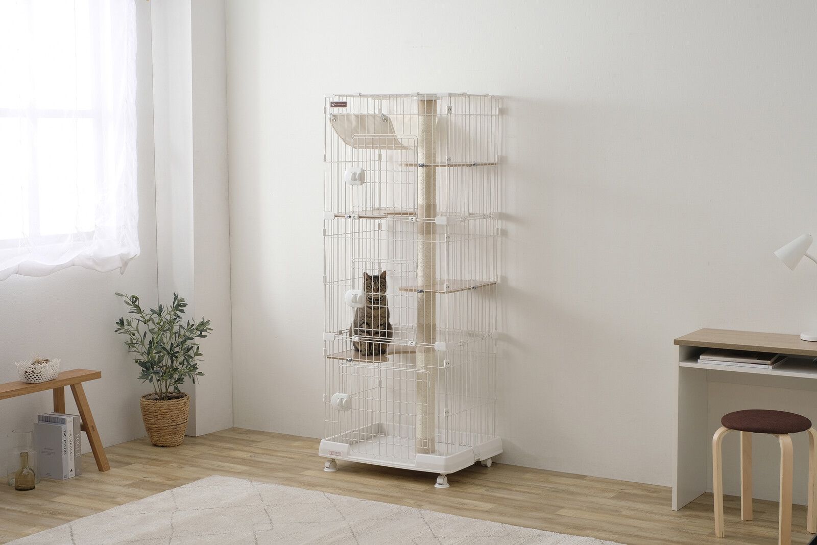 ♪［アイリスオーヤマ］キャットランドケージ ［幅69cm］ スリム猫ケージ