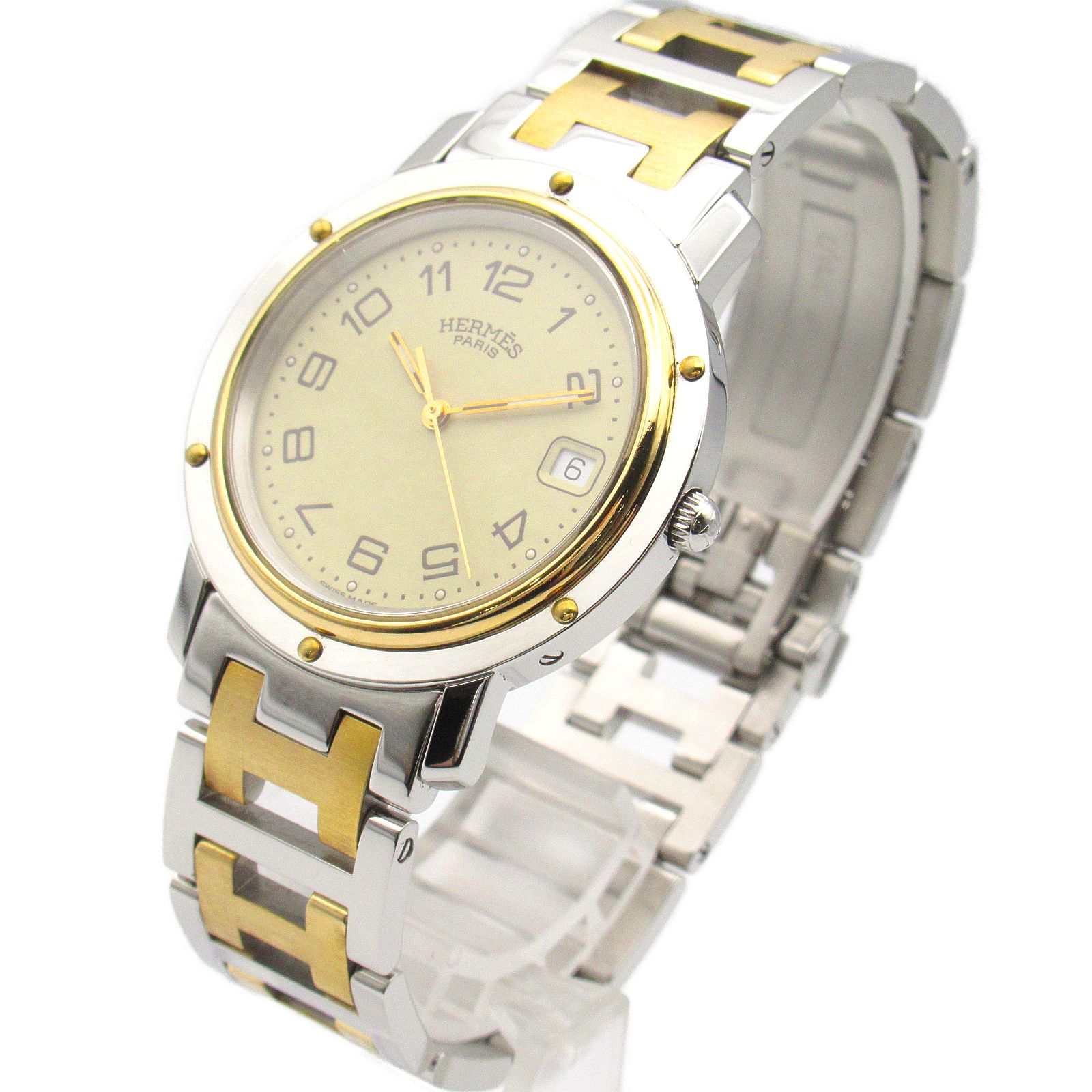 エルメス クリッパーコンビ 腕時計 - メルカリ