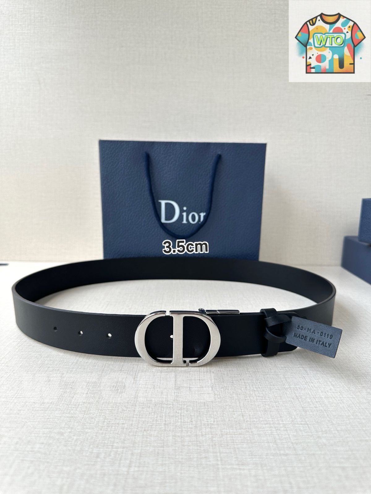 Dior Montaigne リバーシブルベルト DIOR】30 MONTAIGNE リバーシブルベルト (Dior/ベルト