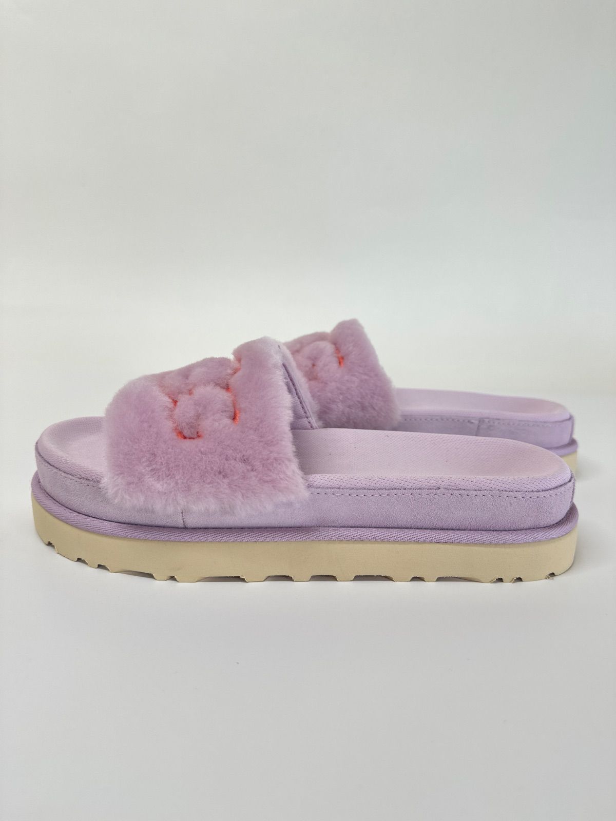 新品未使用】 UGG 1111236 アグ サンダル LATON FUR SLIDE