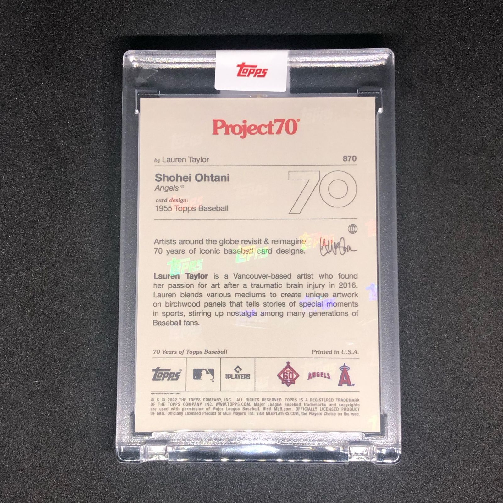 大谷翔平 / Shohei Ohtani Topps Project70 Card870 - メルカリ