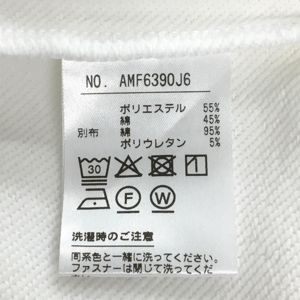 ハーフジップ 袖ロゴ