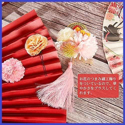 つまみ細工 髪飾り 成人式 振袖 袴 卒業式 七五三 くり貫き 