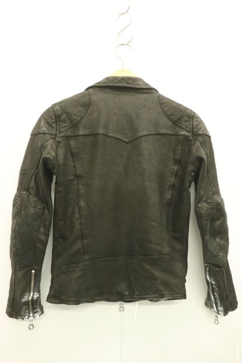 中古】 BACK LASH メンズレザージャケット 2 イタリアンワン