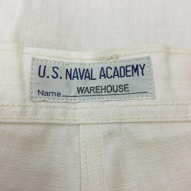 ウエアハウス　U.S. NAVAL ペインターパンツ ウエアハウス×U．S．ネイバルアカデミー、インディゴデッキ