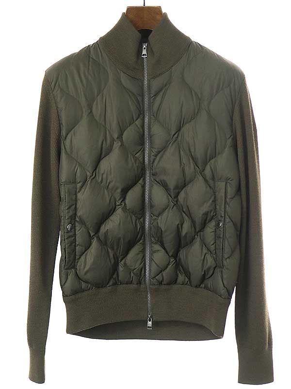 MONCLER モンクレール MAGLIONE TRICOT ニット切替キルティングダウン