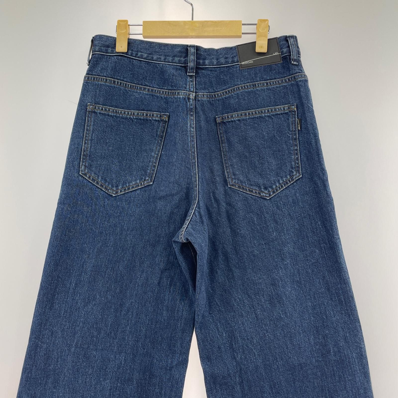 パンツ LAD MUSICIAN FLAT DENIM WIDE FLARE PANTS LAD MUSICIAN《ラッドミュージシャン》12oz FLAT DENIM WIDE