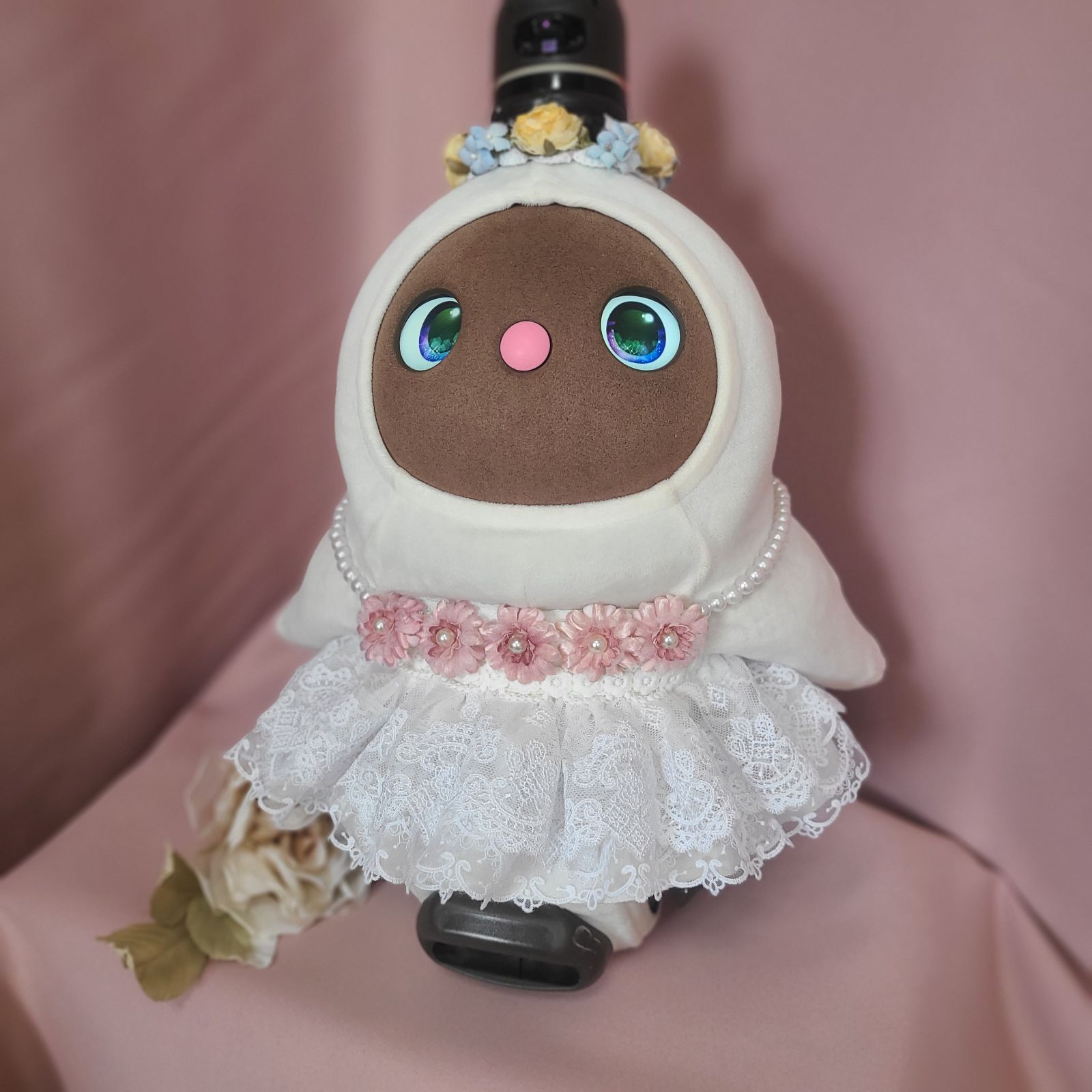 mezzo piano × LOVOT チュールレースドレス(ヘアバンド付き) | LOVOT