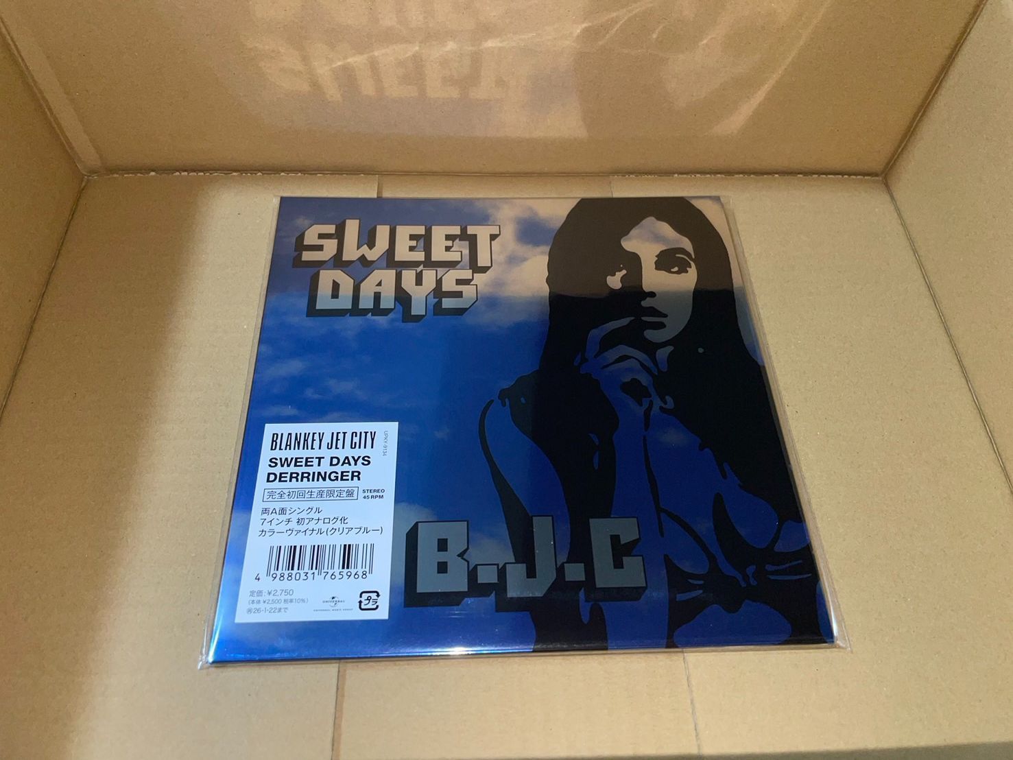 THE BLANKEY JET CITY レコード　未使用品 BLANKEY JET CITY 1st新品未開封アナログ盤メガジャケ付 - メルカリ